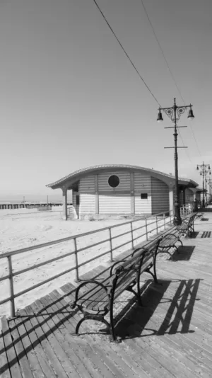 Boardwalk And Beach Pavilion
