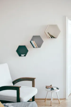 Modern Hexagonal Shelves