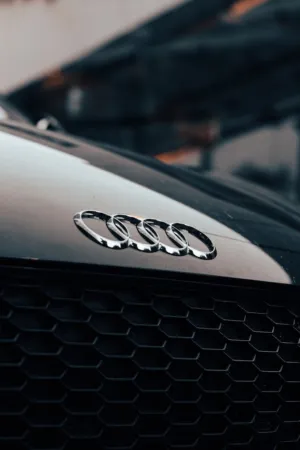 Audi Logo On A Car