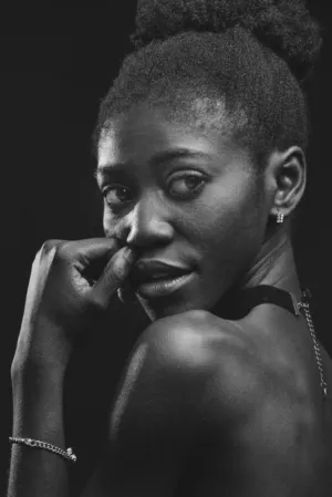 Black And White Portrait