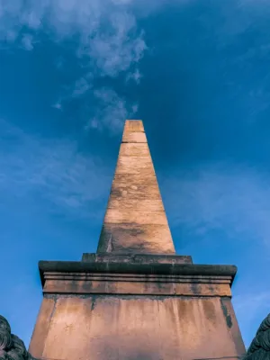 Obelisk Against The Sky