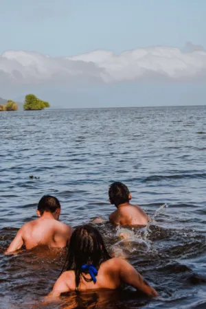 Swimmers In The Sea