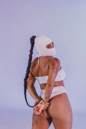 White Masked Model