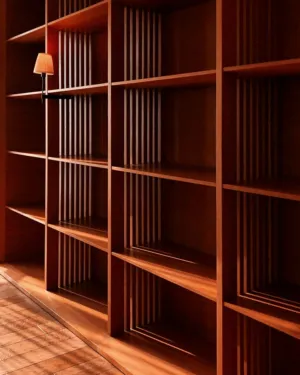Modern Wooden Bookshelf