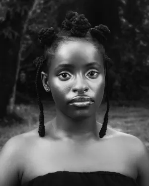 Black And White Portrait