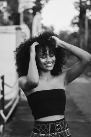 Black And White Portrait