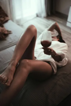 Relaxing With Wine