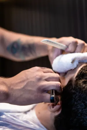 Barber In Action