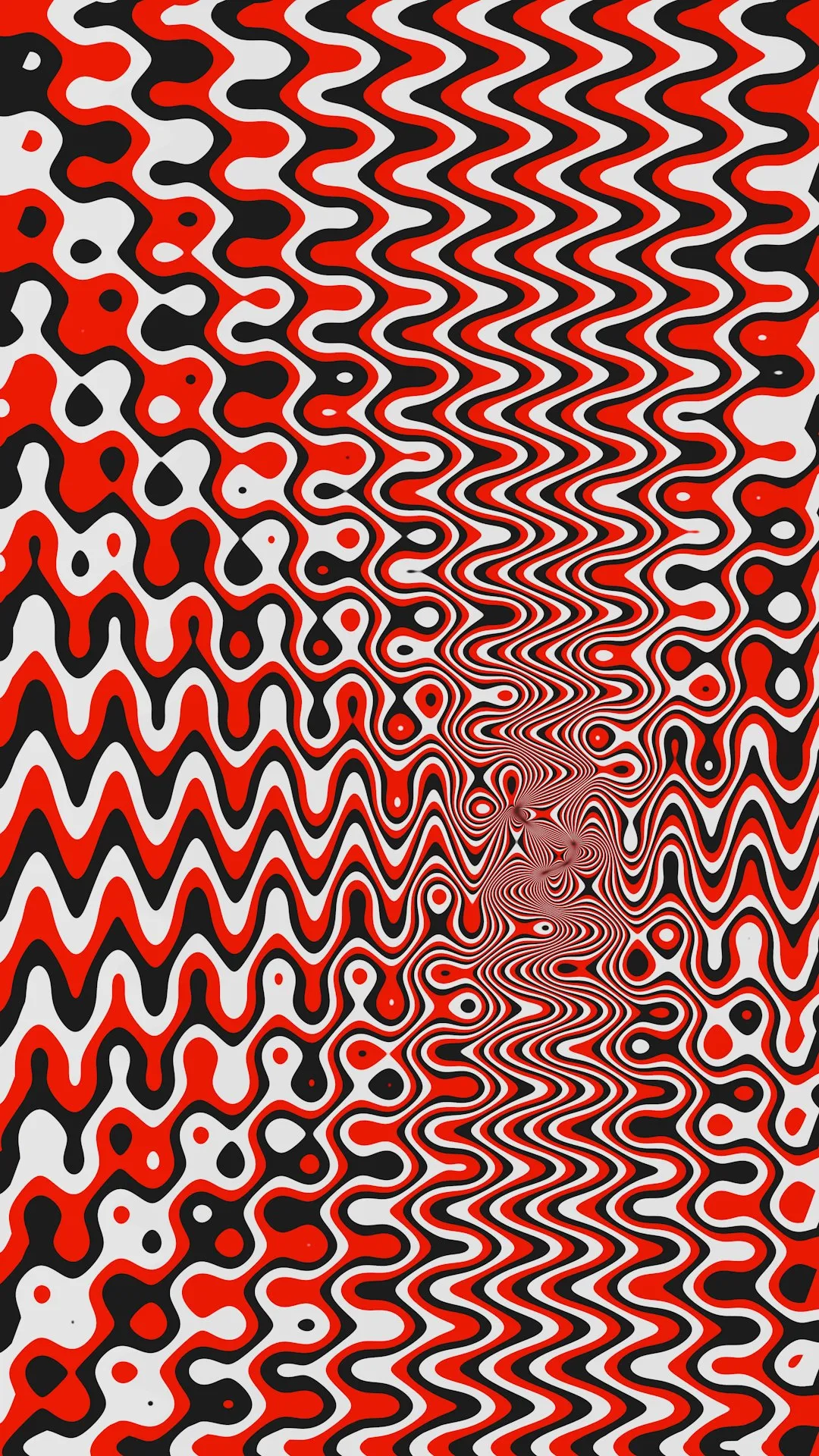 Red And Black Abstract Art
