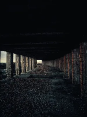 Abandoned Industrial Hallway