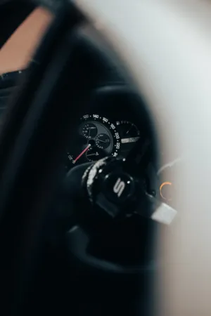 Car Dashboard Close-Up