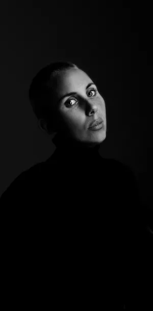 Black And White Portrait