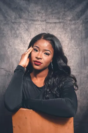 Black Woman In Studio