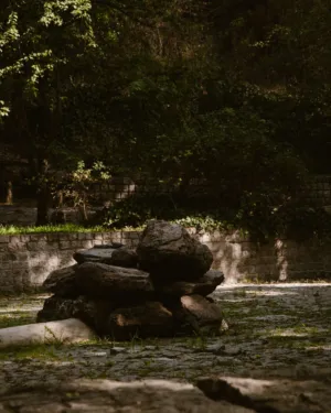 Stone Pile In Nature