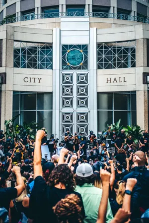 Protest At City Hall