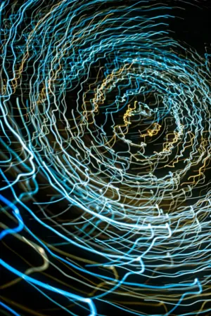 Spiral Light Trails