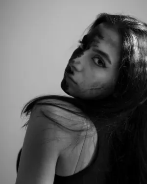 Black And White Portrait