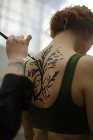 Tattoo Artist At Work