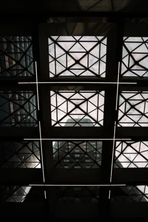 Geometric Glass Ceiling