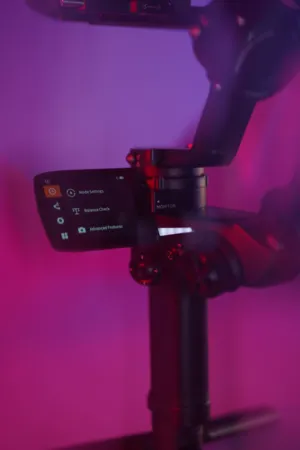 Tech Device With Neon Lights