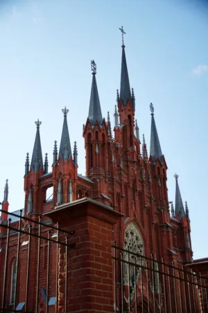 Red Gothic Cathedral