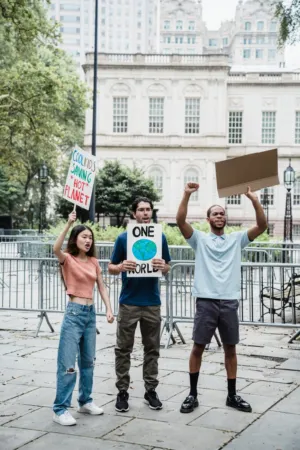 Protestors For Climate Action
