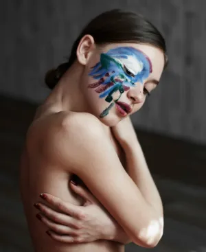 Abstract Art Face Paint