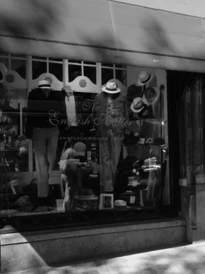 The English Hatter Shop Window