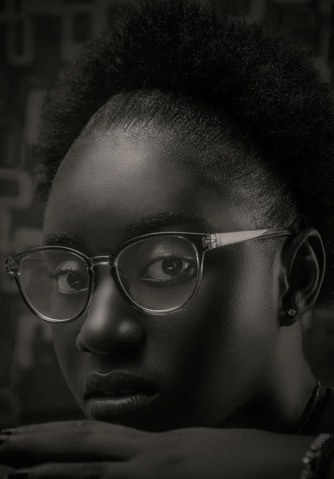 Black And White Portrait
