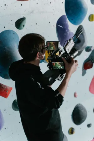 Climbing Wall Filming