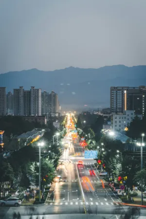 Urban Night Scene