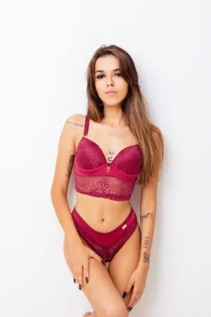 Red Lingerie Set