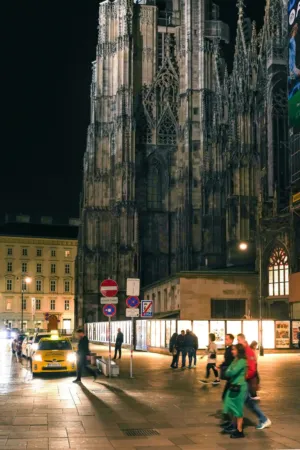 Vienna Night Scene