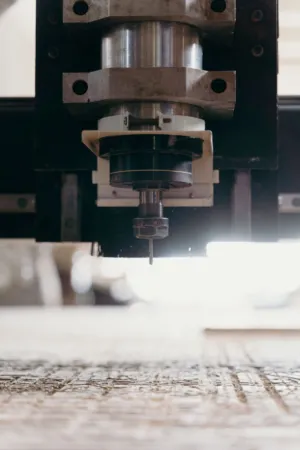 Cnc Machine In Action