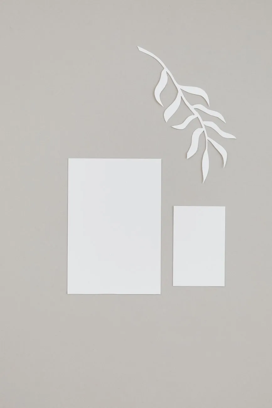 Minimalist Paper Art