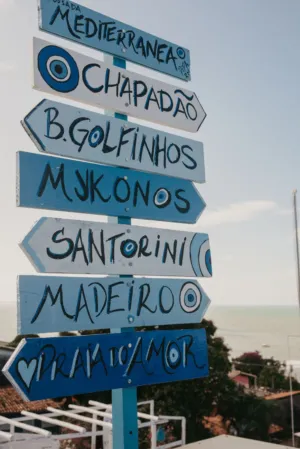Colorful Directional Signs