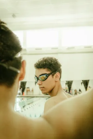 Swimmer In Goggles