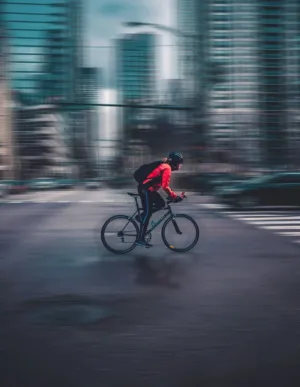 Bicyclist In The City