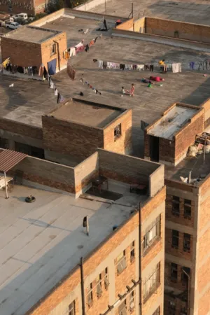 Urban Rooftop Scene