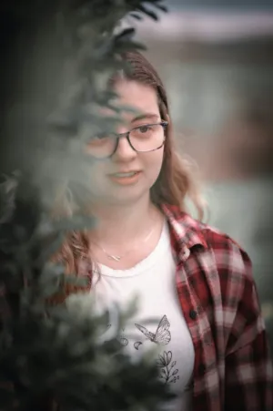 Young Woman In Nature