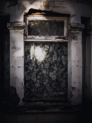 Dimly Lit Window