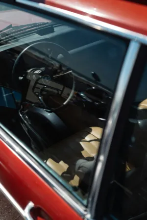 Red Car Interior