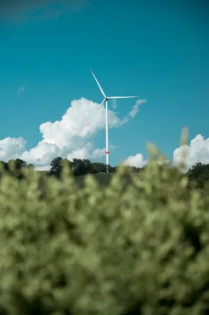 Wind Turbine In The Countryside