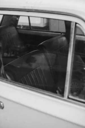 Black And White Car Interior