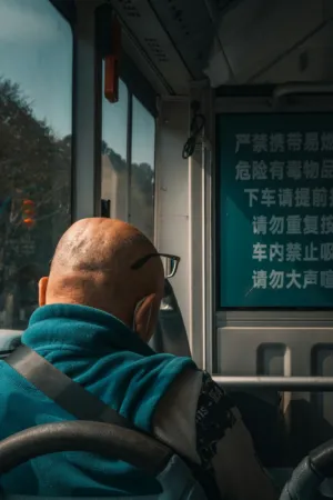Man On Bus