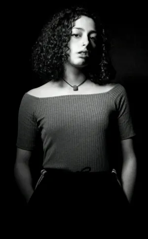 Curly Hair Portrait