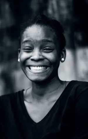 Black And White Portrait