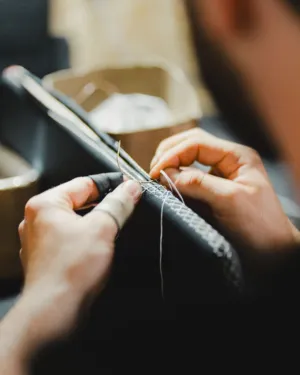 Handcrafted Leather Stitching