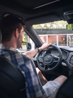 Man Driving Car