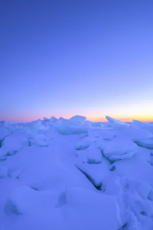 Icy Sunset